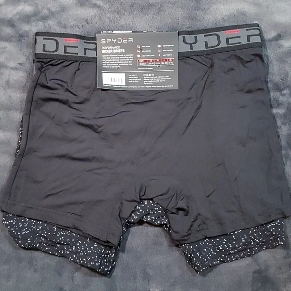 Spyder 2-Pack Performance Boxer Briefs - Picture 2 of 3